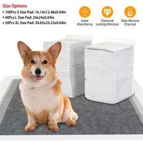 100Pcs Dog Pee Training Pads Super Absorbent Leak-proof Quick Dry