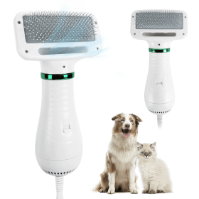 Pet Hair Dryer with Slicker Brush