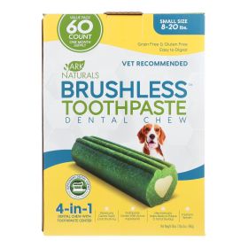 Ark Naturals - Brushless Toothpaste Dental Chew Small - 60 Ct