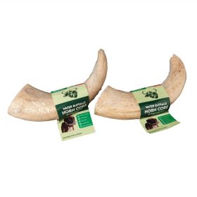 Water Buffalo Horn Core- 100% Natural, High Protein, Long-Lasting, Grain-Free, Gluten-Free, Low-Fat