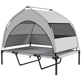 Elevated Dog Bed with Removable Canopy