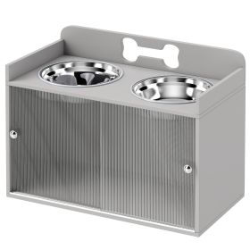 Elevated Dog Bowls with Storage