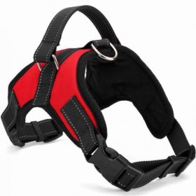 Dog Chest Strap Traction Harness (colour: Blue, Specifications (length * width): S)