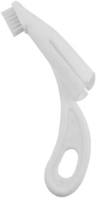 Dog Finger Toothbrush for Oral Cleaning (Color: White)