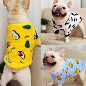 Autumn/Winter Flannel Warm Dog Coat Small, Medium (colour: Pink leopard print, size: M)