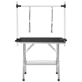 Professional Pet Grooming Table Large (Color: Black)